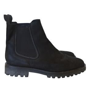 Thursday Boot Company Black Chelsea Lug Sole Ankle Boots